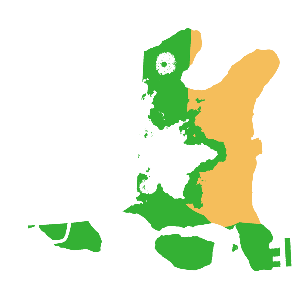 Biome Rust Map: Procedural Map, Size: 2200, Seed: 9268140
