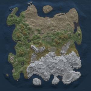 Thumbnail Rust Map: Procedural Map, Size: 4000, Seed: 1736631436, 18 Monuments