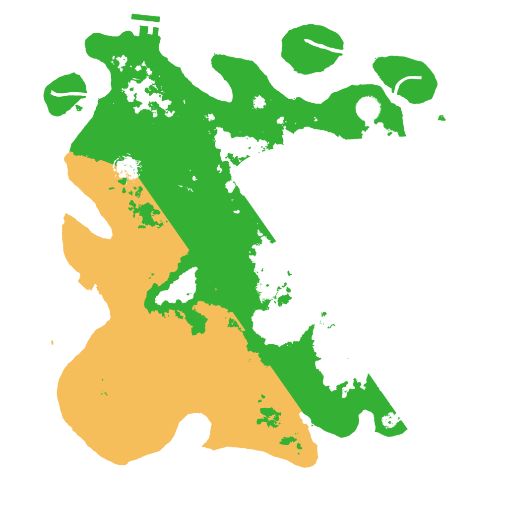 Biome Rust Map: Procedural Map, Size: 3600, Seed: 628827358