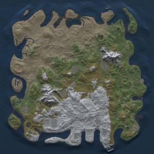 Thumbnail Rust Map: Procedural Map, Size: 5000, Seed: 1795624614, 19 Monuments