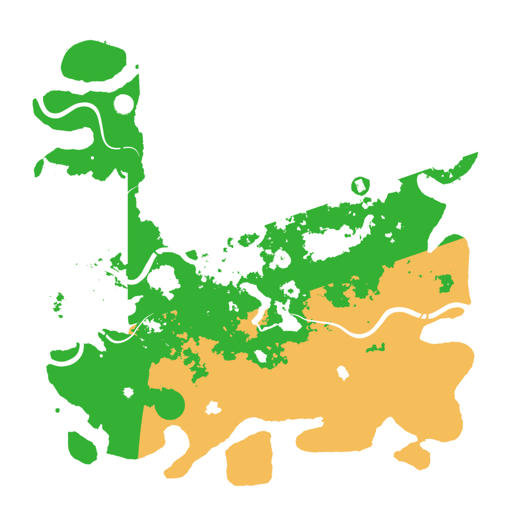 Biome Rust Map: Procedural Map, Size: 4500, Seed: 235622