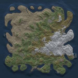 Thumbnail Rust Map: Procedural Map, Size: 4500, Seed: 290820243, 19 Monuments