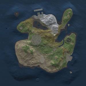 Thumbnail Rust Map: Procedural Map, Size: 2000, Seed: 446896032, 6 Monuments