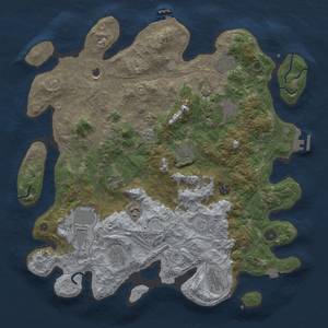 Thumbnail Rust Map: Procedural Map, Size: 4250, Seed: 139492687, 19 Monuments