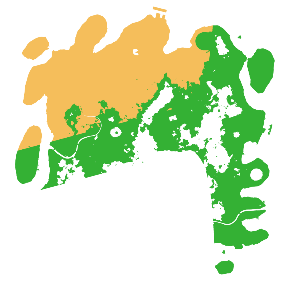 Biome Rust Map: Procedural Map, Size: 4250, Seed: 139492687