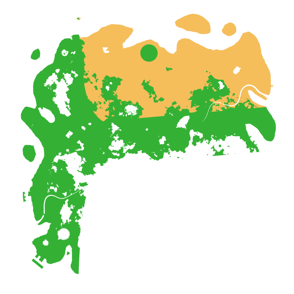 Biome Rust Map: Procedural Map, Size: 4500, Seed: 763176267