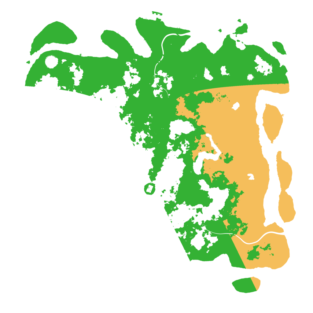 Biome Rust Map: Procedural Map, Size: 4500, Seed: 37192483