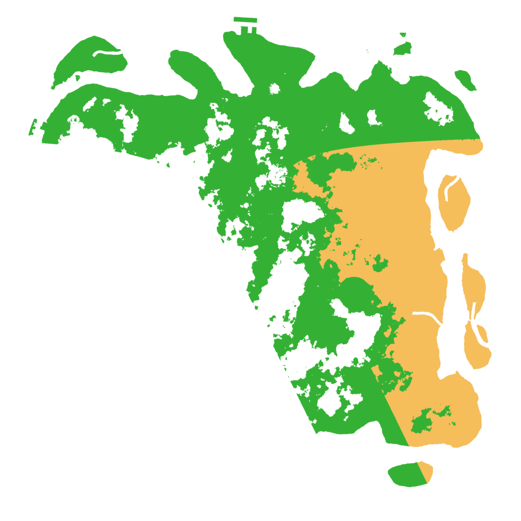 Biome Rust Map: Procedural Map, Size: 4500, Seed: 37192483