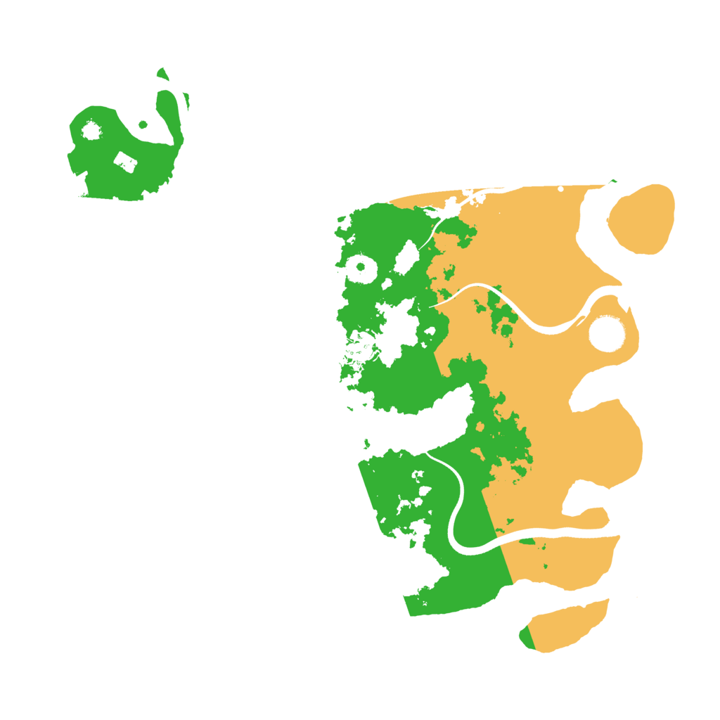 Biome Rust Map: Procedural Map, Size: 3500, Seed: 1060237280