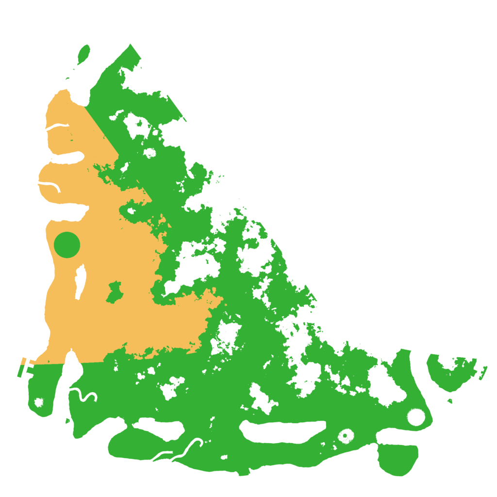 Biome Rust Map: Procedural Map, Size: 5000, Seed: 466432851