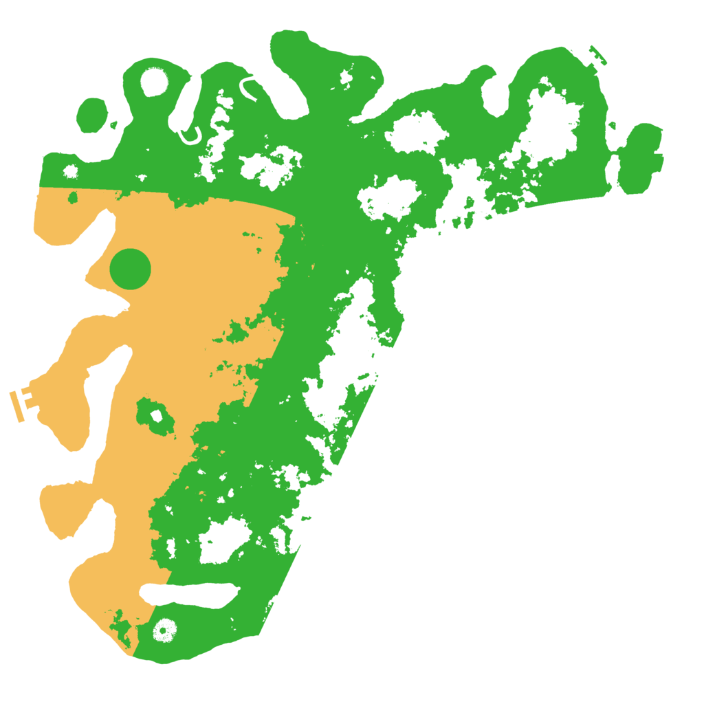 Biome Rust Map: Procedural Map, Size: 4500, Seed: 1371960389