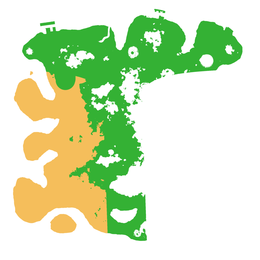 Biome Rust Map: Procedural Map, Size: 3550, Seed: 1103168347