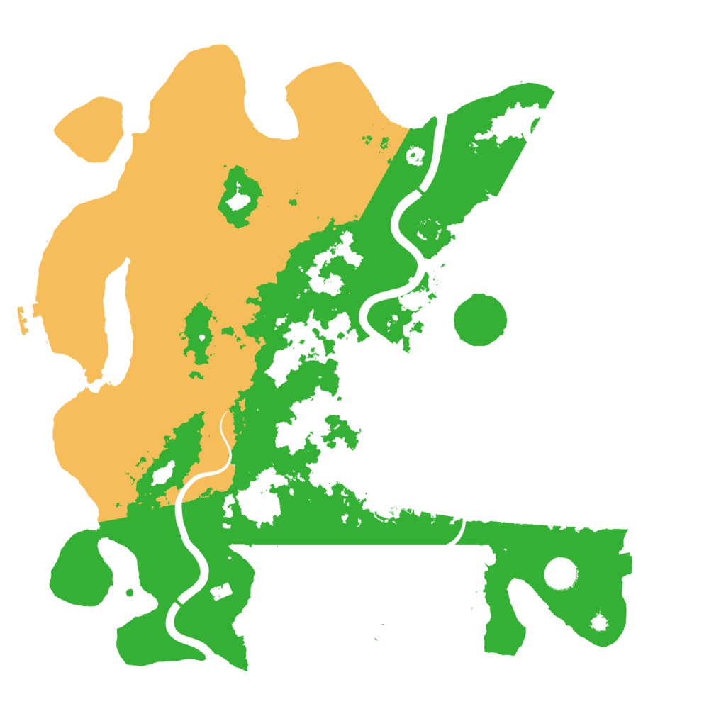 Biome Rust Map: Procedural Map, Size: 3900, Seed: 2047170442