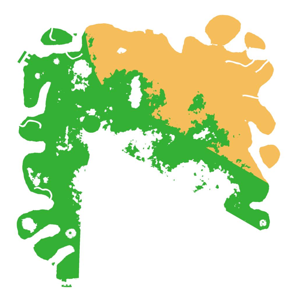 Biome Rust Map: Procedural Map, Size: 4500, Seed: 518229132