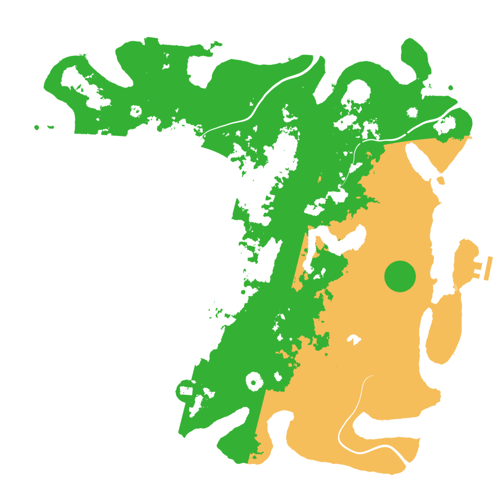Biome Rust Map: Procedural Map, Size: 4200, Seed: 688610036
