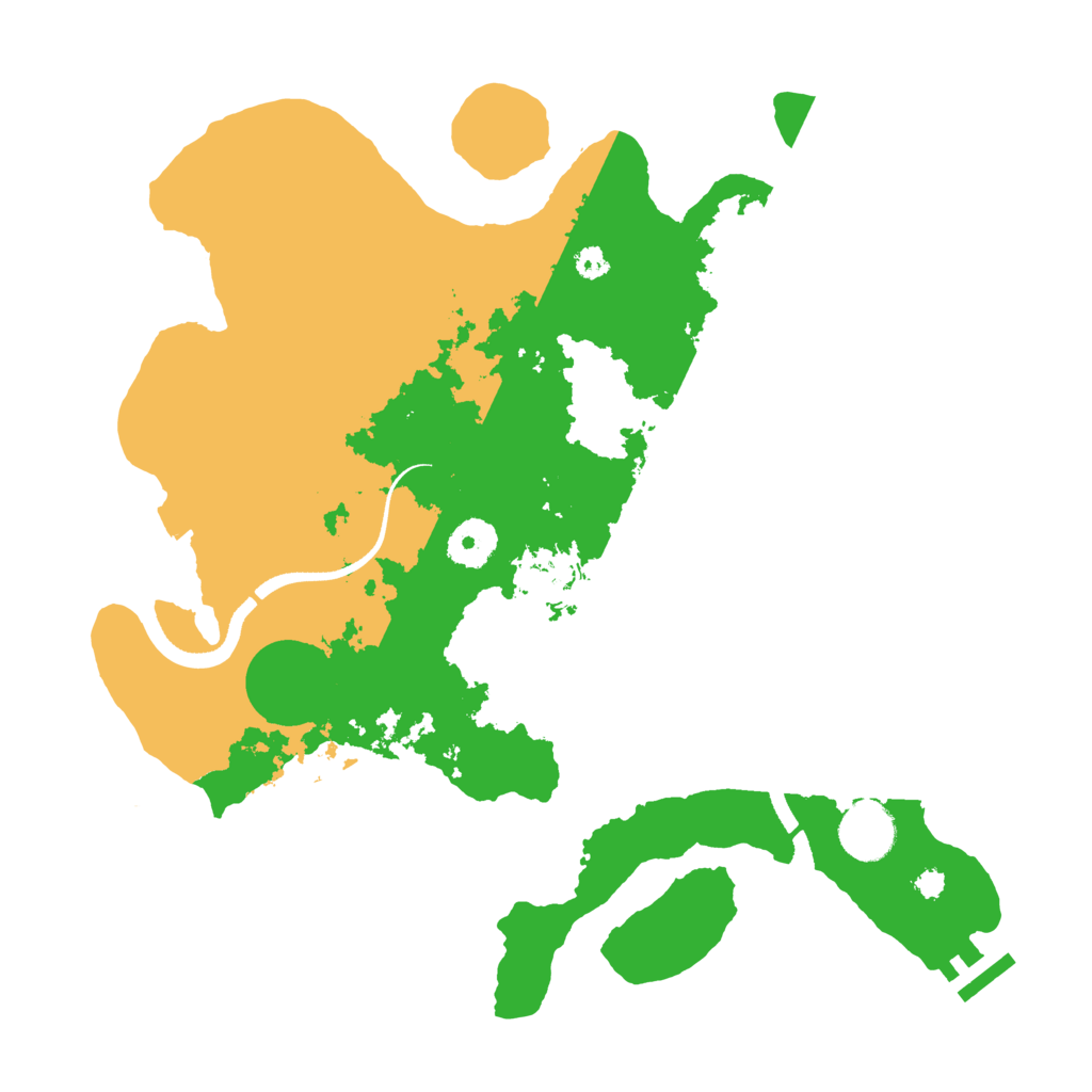 Biome Rust Map: Procedural Map, Size: 3400, Seed: 219759