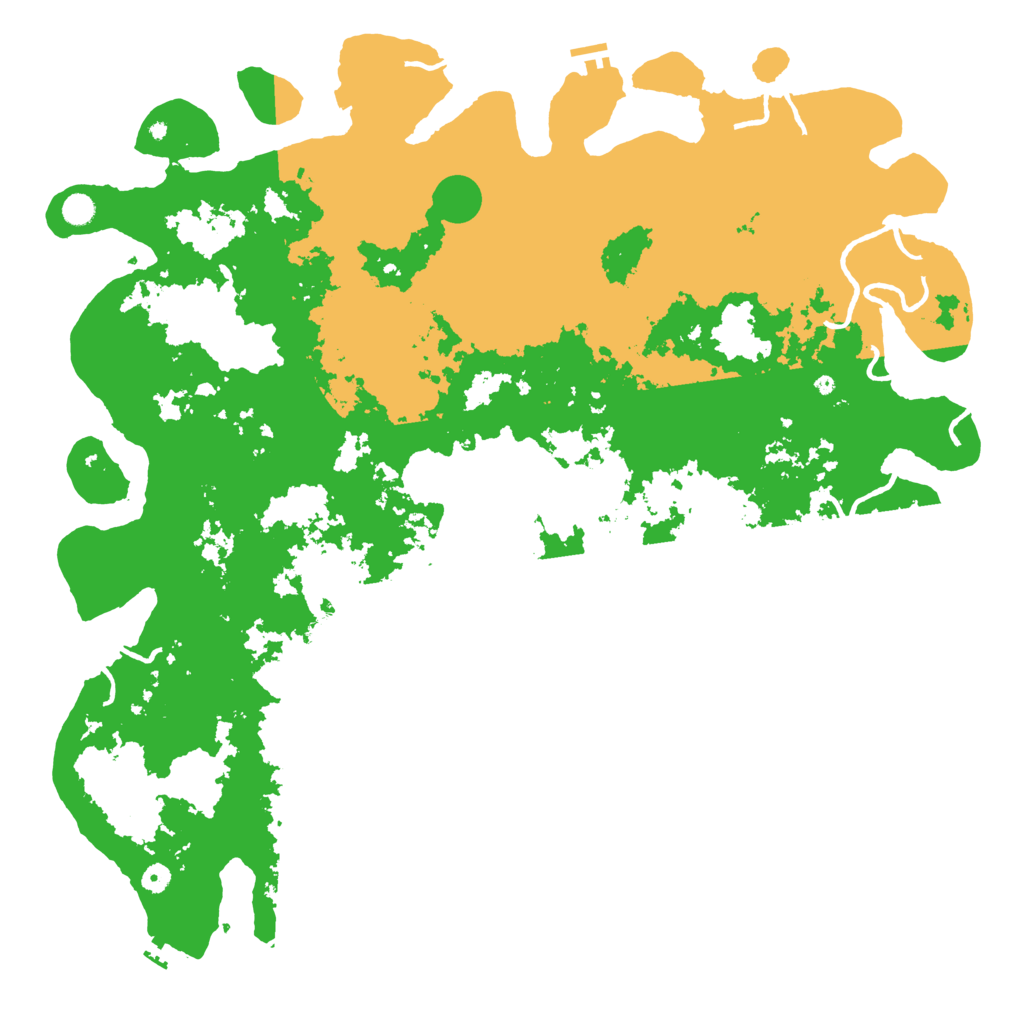 Biome Rust Map: Procedural Map, Size: 5600, Seed: 50000