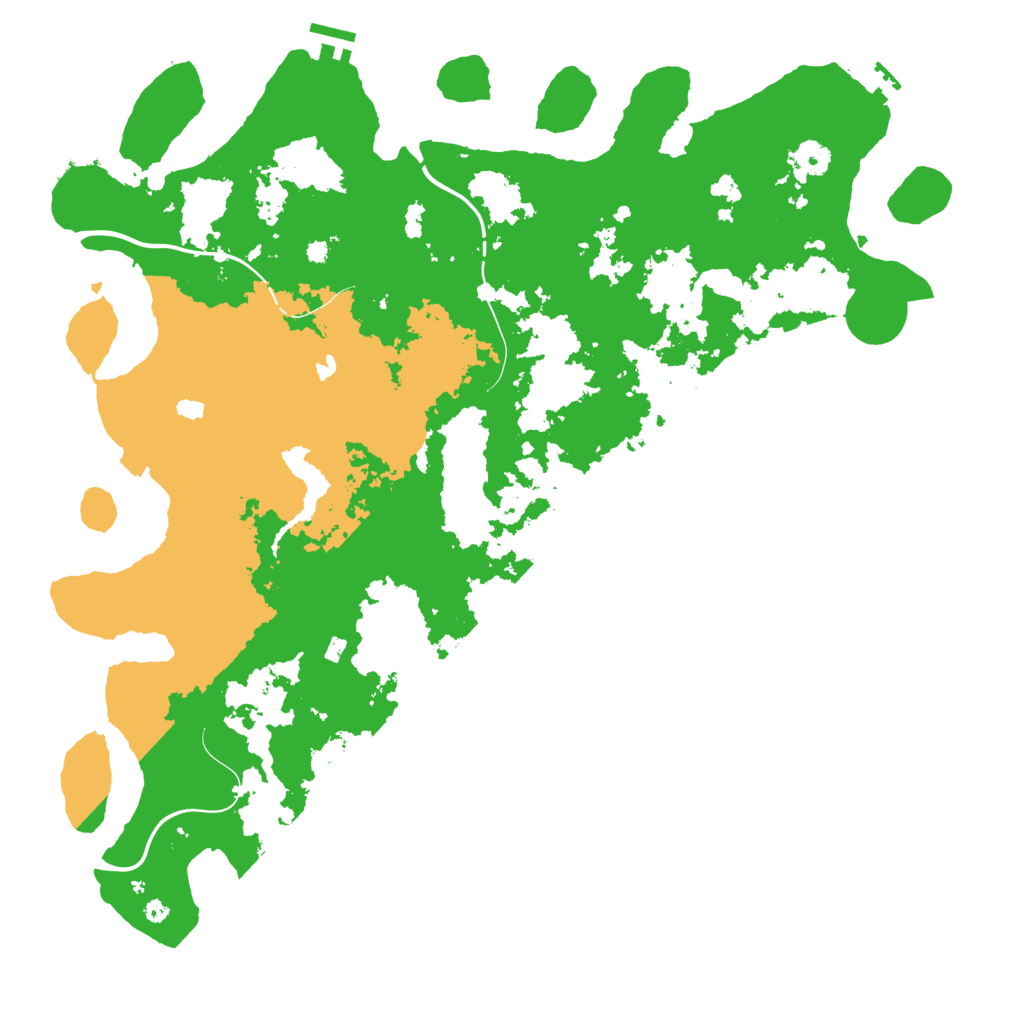 Biome Rust Map: Procedural Map, Size: 4500, Seed: 1428496081