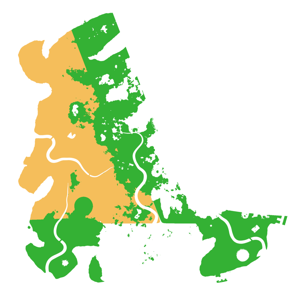 Biome Rust Map: Procedural Map, Size: 4250, Seed: 921727697