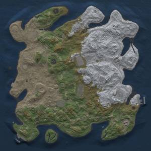 Thumbnail Rust Map: Procedural Map, Size: 4250, Seed: 921727697, 18 Monuments