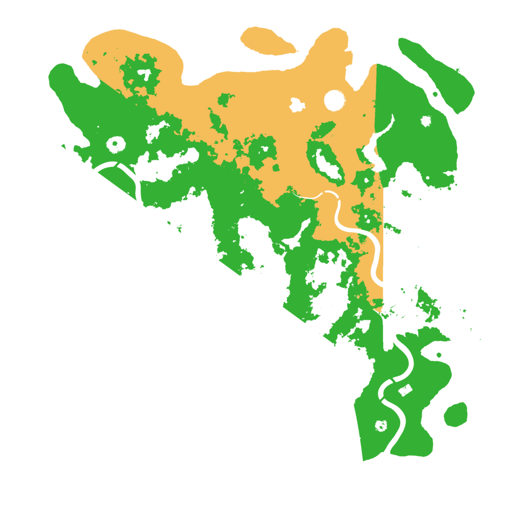 Biome Rust Map: Procedural Map, Size: 4300, Seed: 24446548