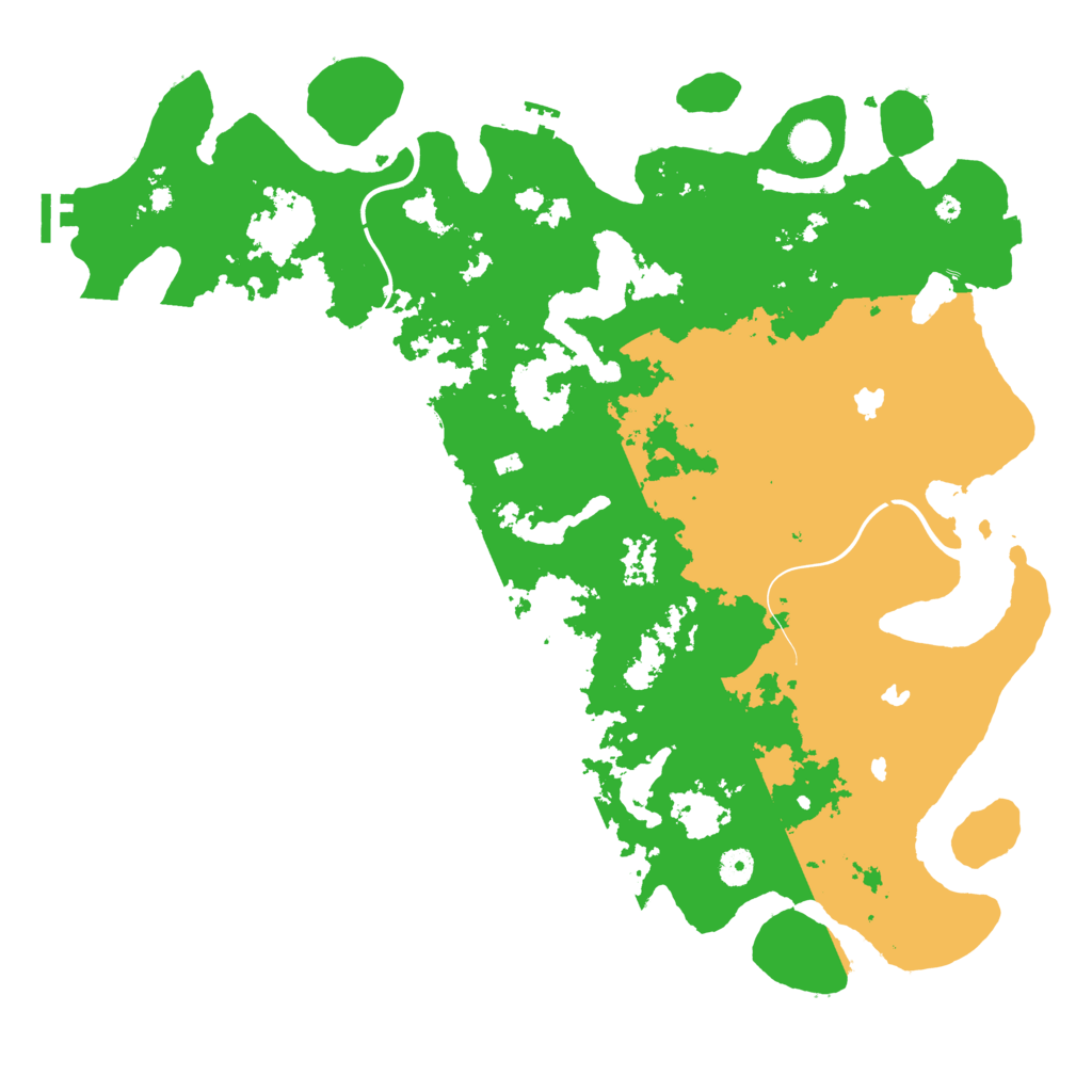 Biome Rust Map: Procedural Map, Size: 4500, Seed: 1199248440