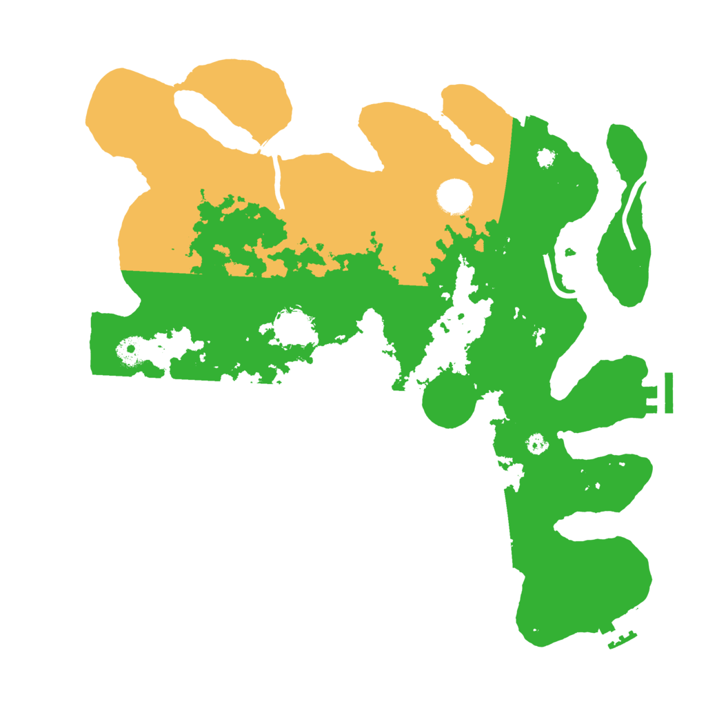 Biome Rust Map: Procedural Map, Size: 3500, Seed: 655921321