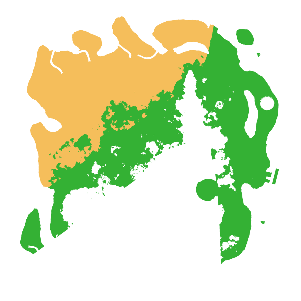 Biome Rust Map: Procedural Map, Size: 3850, Seed: 579516132