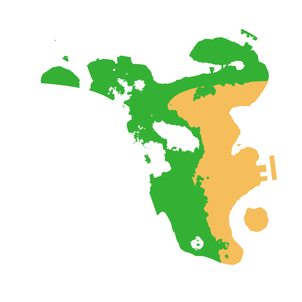 Biome Rust Map: Procedural Map, Size: 2500, Seed: 859621141