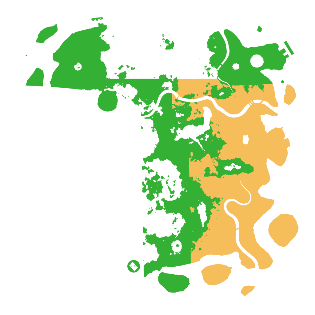 Biome Rust Map: Procedural Map, Size: 4250, Seed: 86055908
