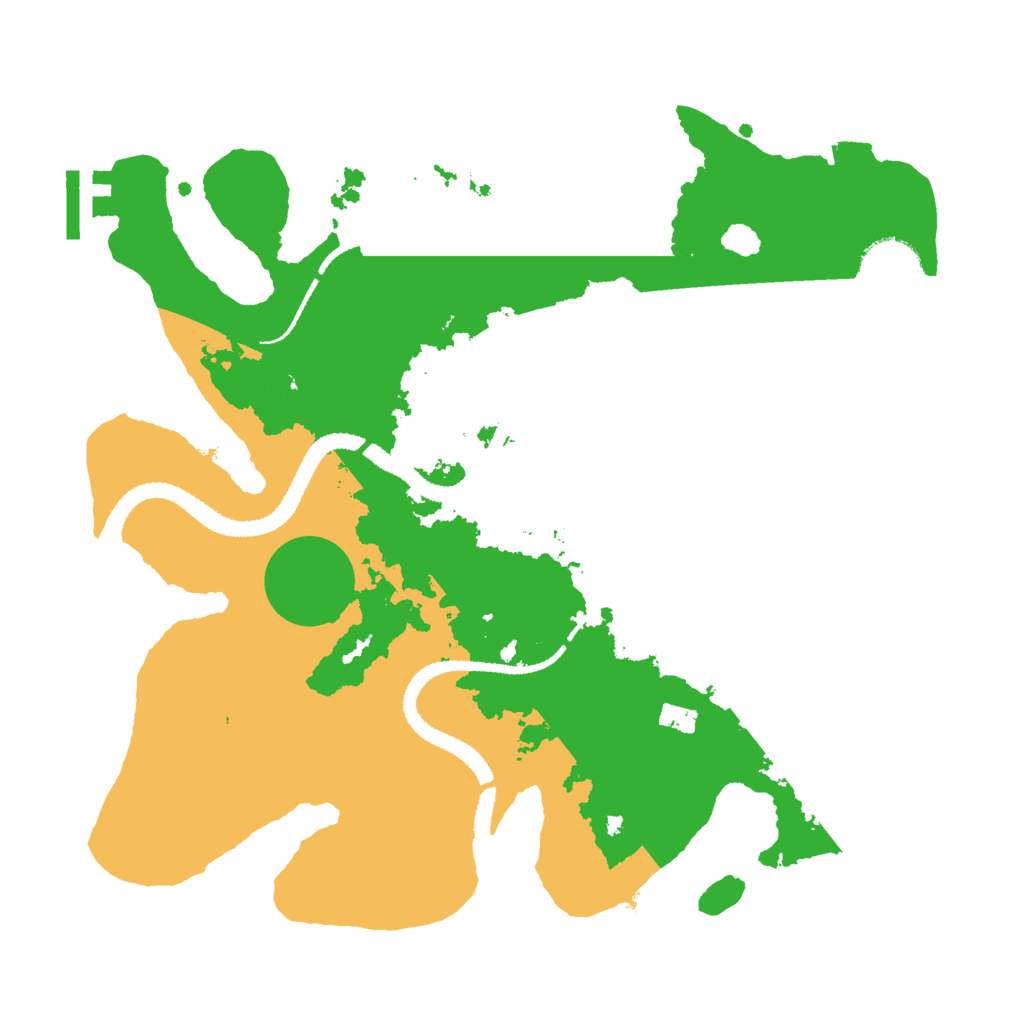 Biome Rust Map: Procedural Map, Size: 3000, Seed: 336433471
