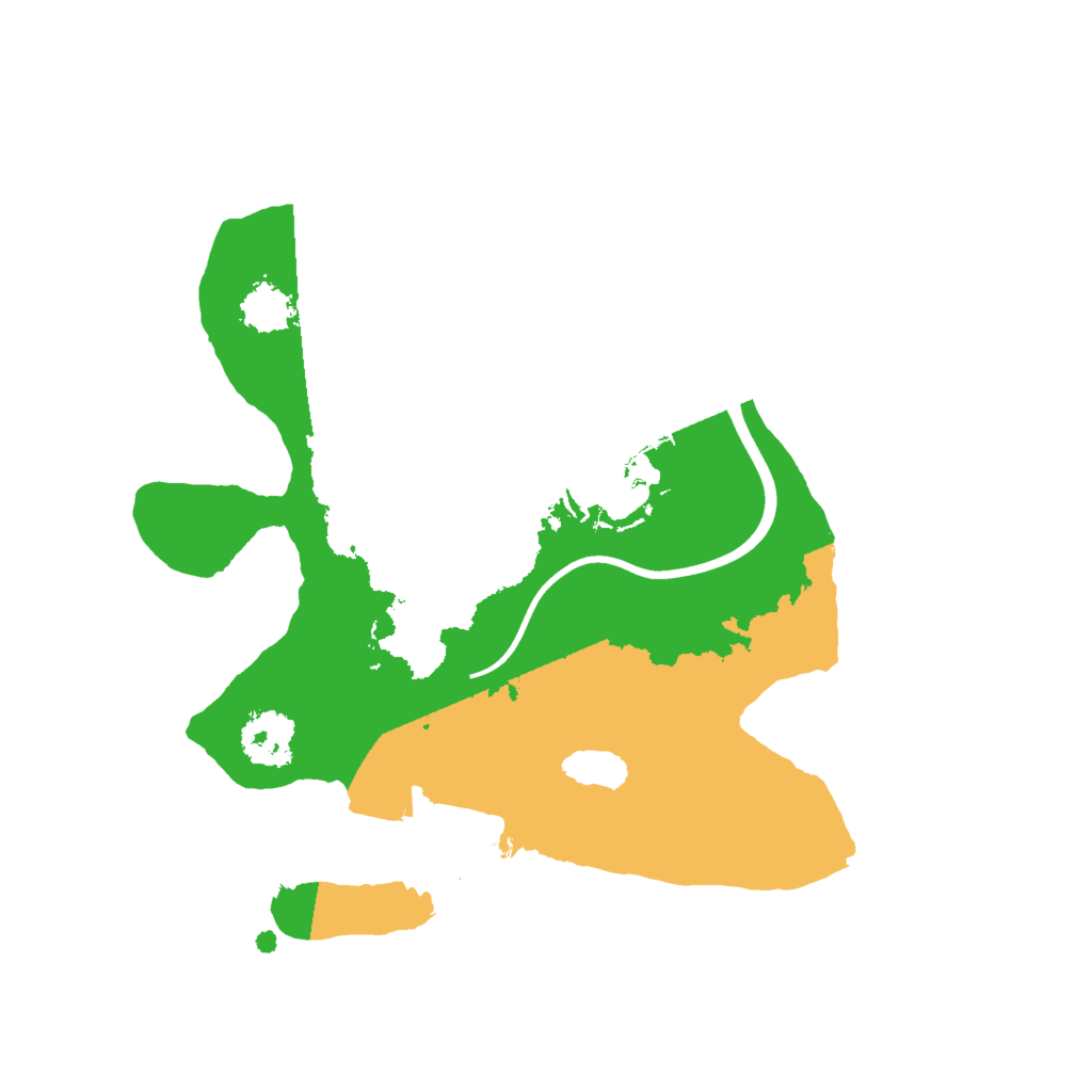 Biome Rust Map: Procedural Map, Size: 2000, Seed: 1872