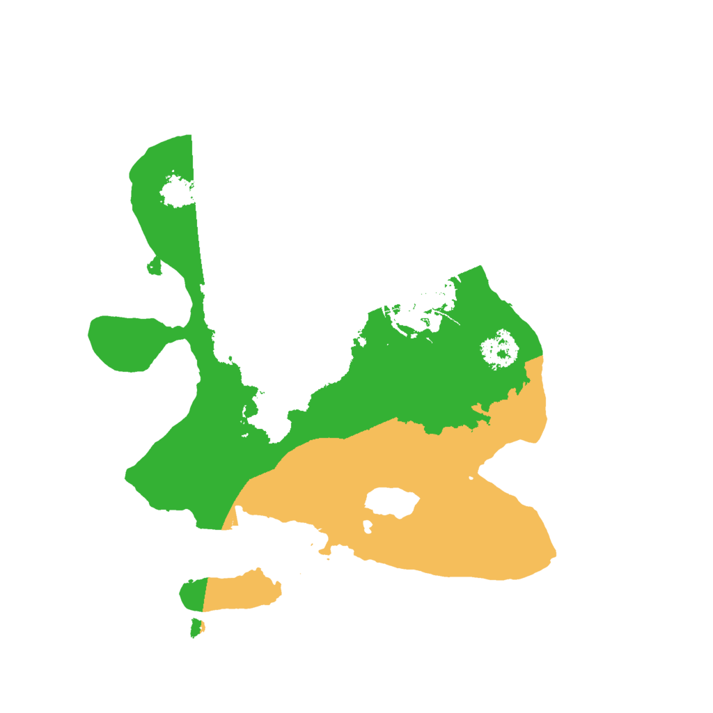 Biome Rust Map: Procedural Map, Size: 2000, Seed: 1872