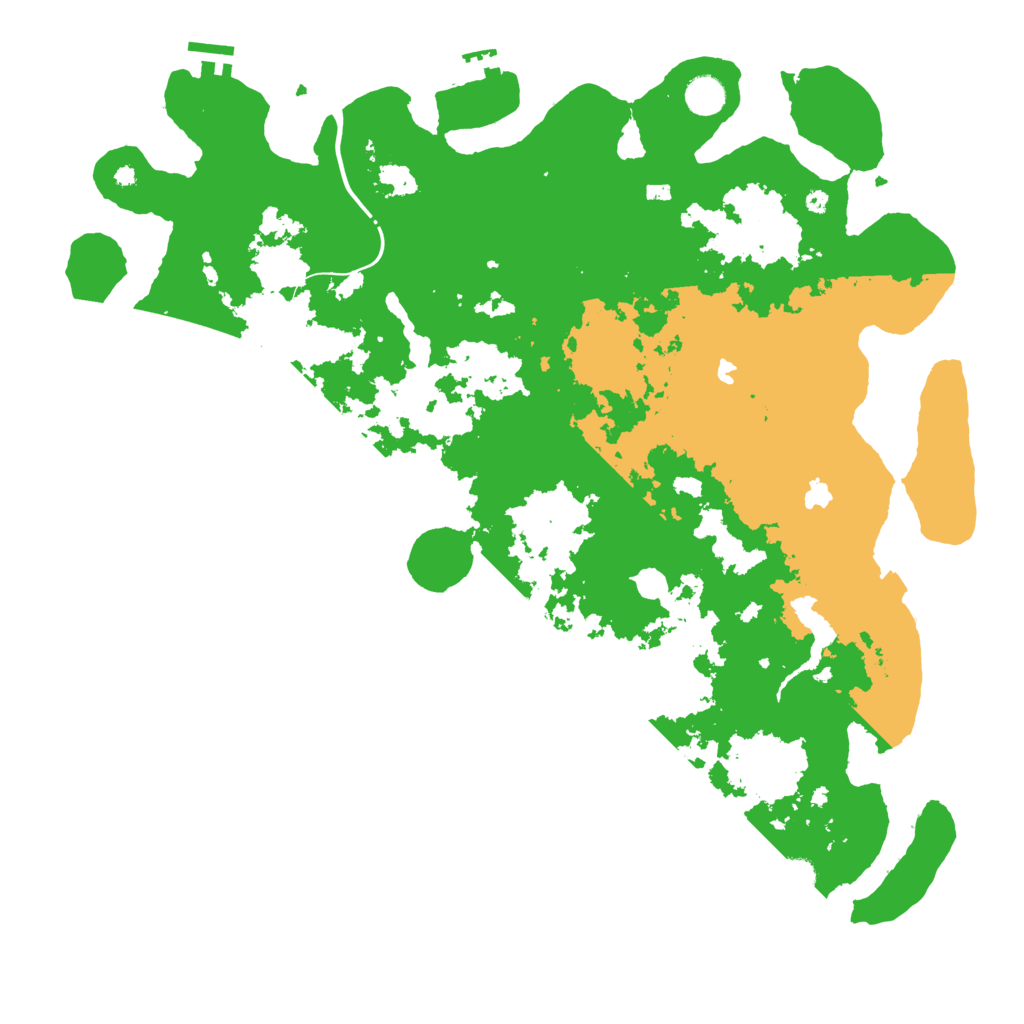 Biome Rust Map: Procedural Map, Size: 4500, Seed: 14995