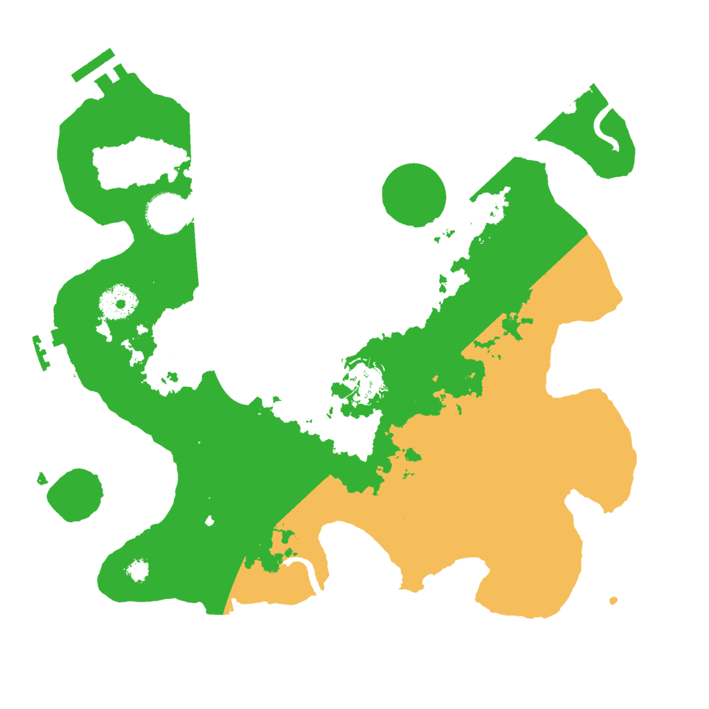 Biome Rust Map: Procedural Map, Size: 3000, Seed: 1274654032