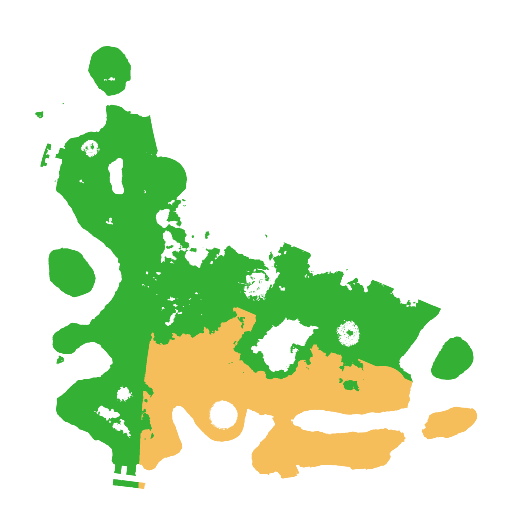 Biome Rust Map: Procedural Map, Size: 3300, Seed: 1319534845