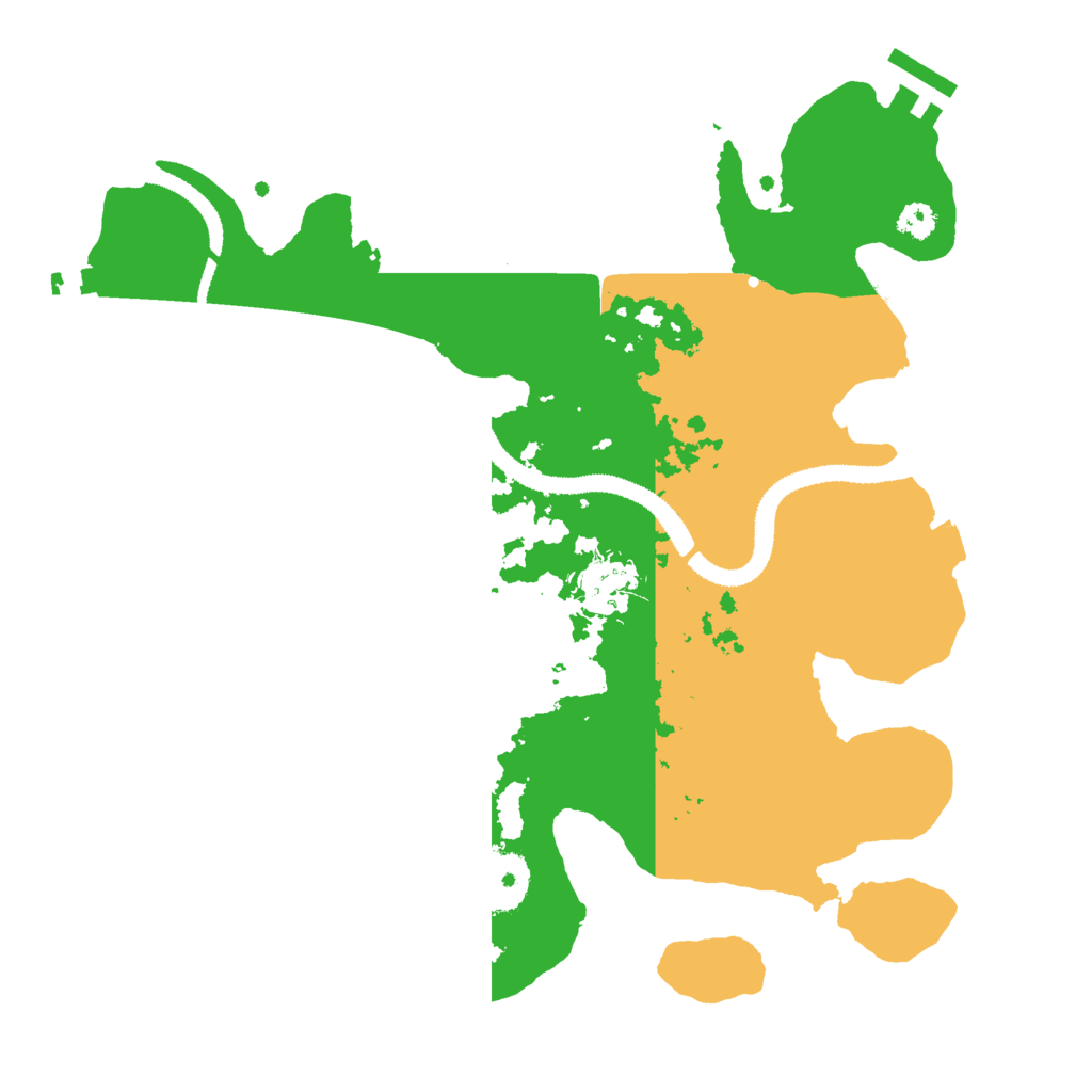 Biome Rust Map: Procedural Map, Size: 3000, Seed: 13856