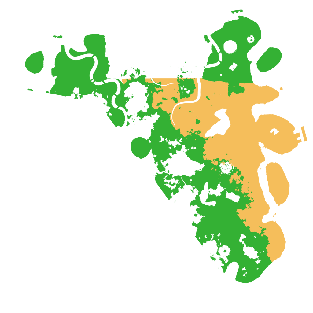Biome Rust Map: Procedural Map, Size: 4250, Seed: 1423427683
