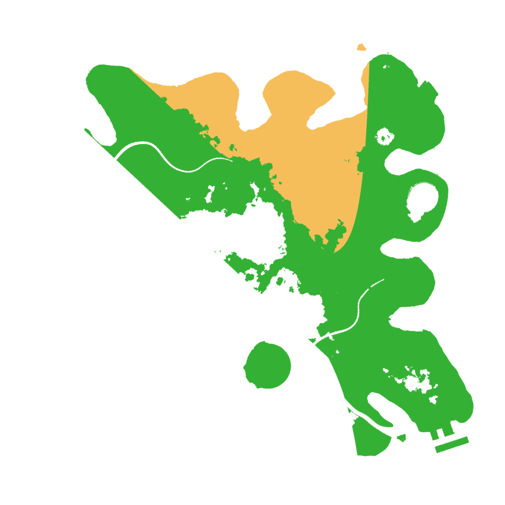 Biome Rust Map: Procedural Map, Size: 3000, Seed: 81133