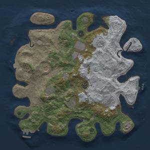 Thumbnail Rust Map: Procedural Map, Size: 3750, Seed: 96826634, 17 Monuments