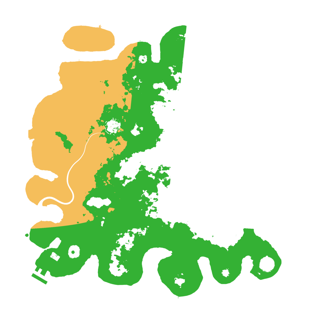 Biome Rust Map: Procedural Map, Size: 3750, Seed: 96826634