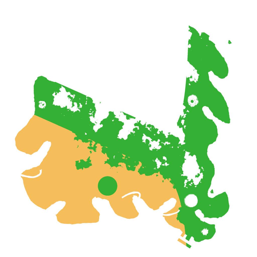 Biome Rust Map: Procedural Map, Size: 3500, Seed: 976212091