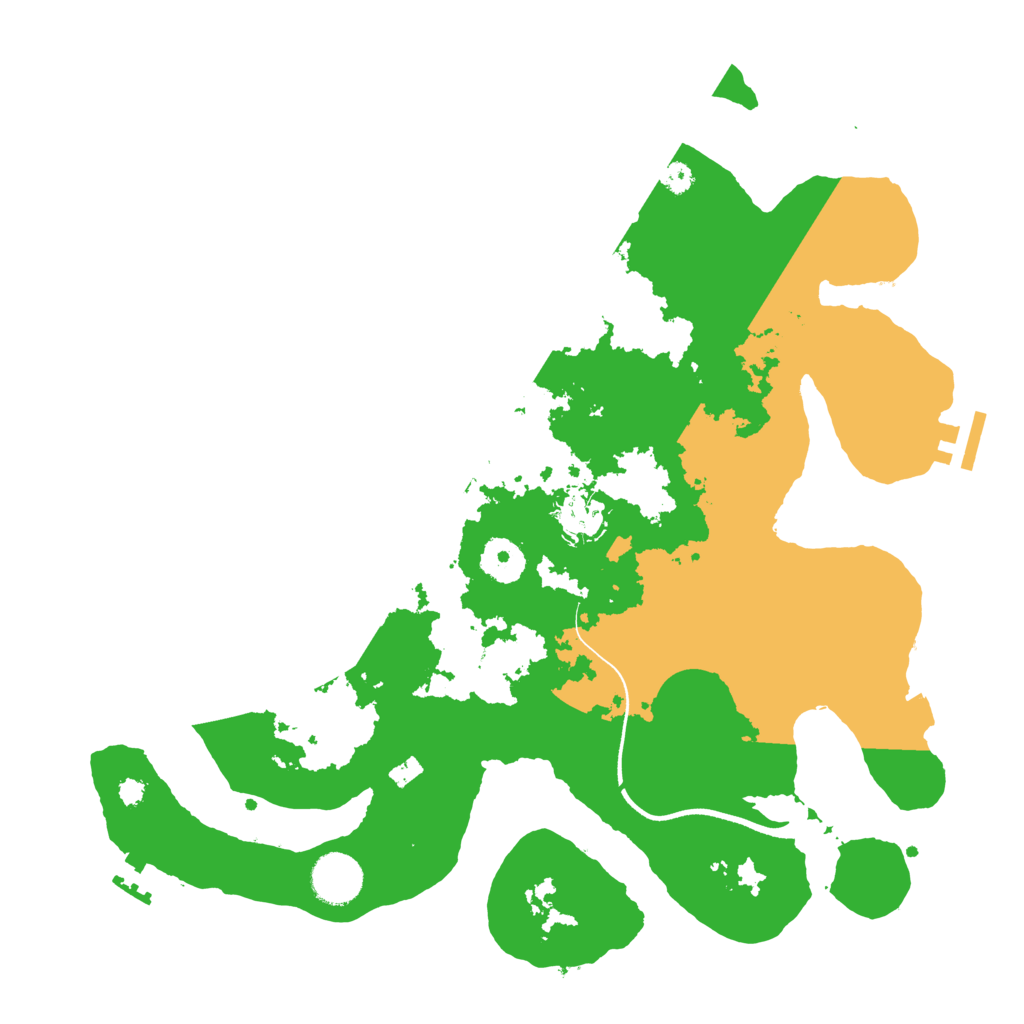 Biome Rust Map: Procedural Map, Size: 3500, Seed: 1863577263