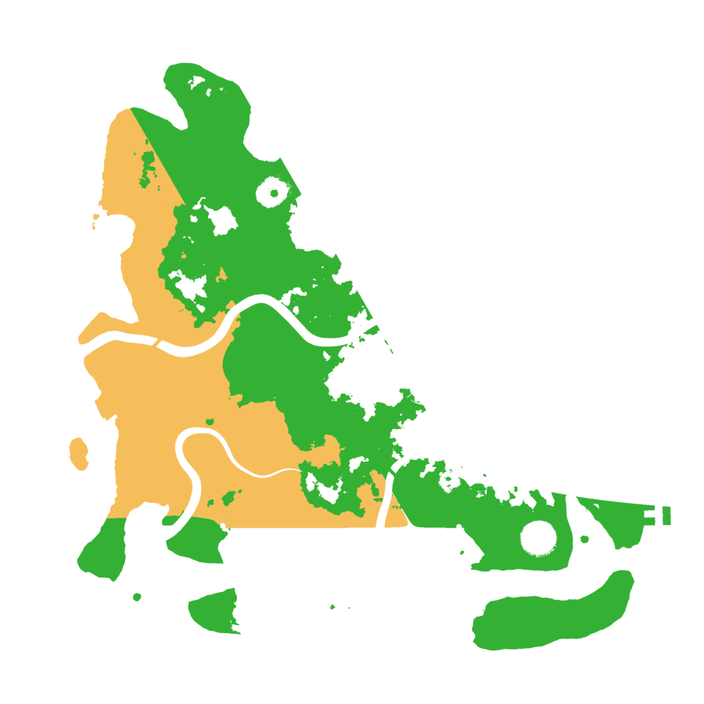 Biome Rust Map: Procedural Map, Size: 3500, Seed: 1248050