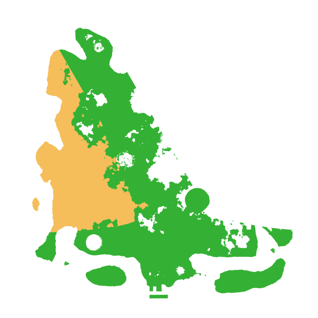 Biome Rust Map: Procedural Map, Size: 3500, Seed: 1248050