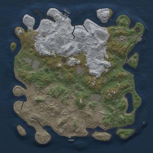 Thumbnail Rust Map: Procedural Map, Size: 4500, Seed: 1999215898, 19 Monuments