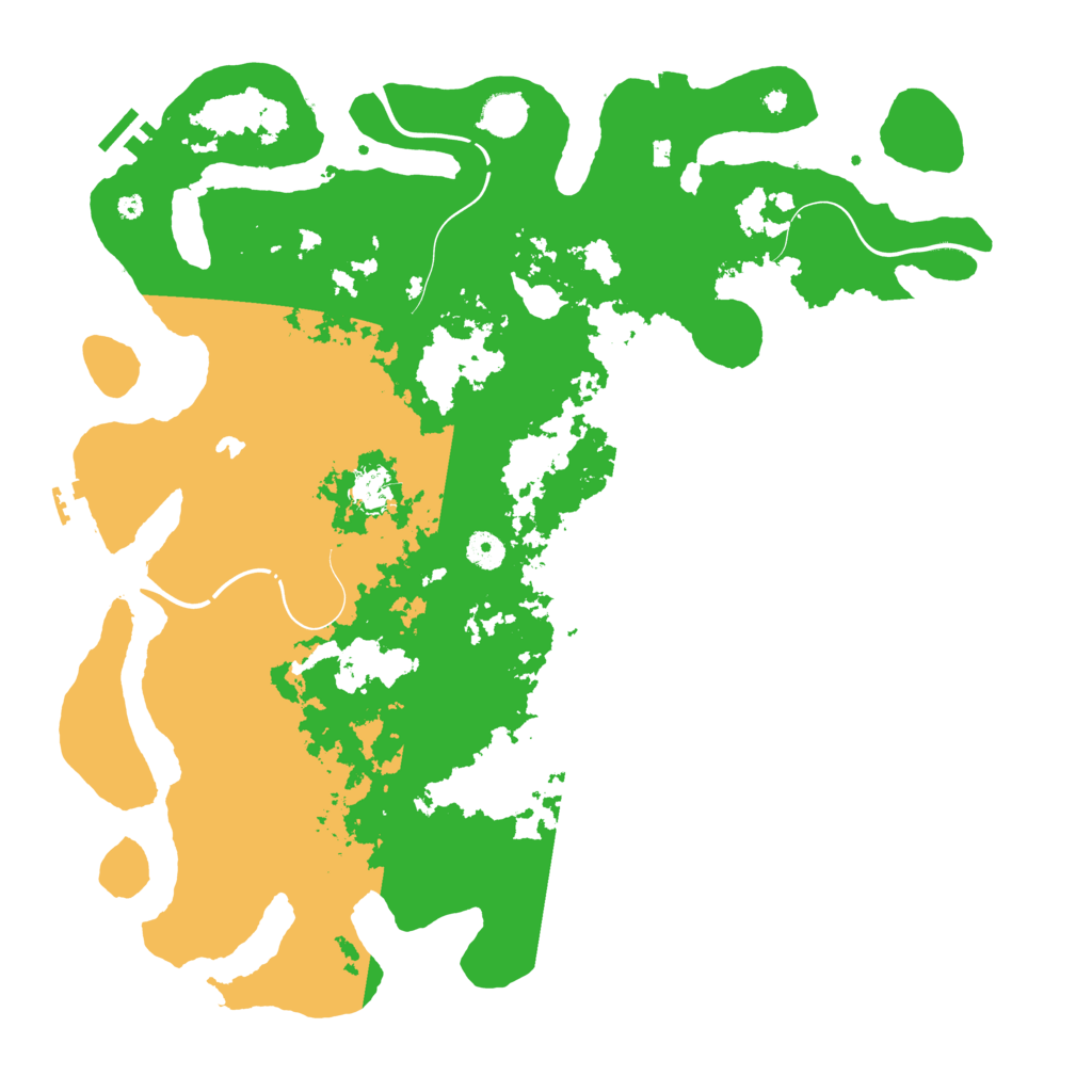 Biome Rust Map: Procedural Map, Size: 4350, Seed: 290824