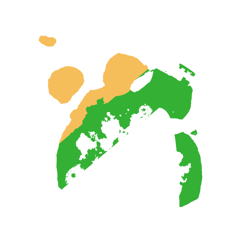 Biome Rust Map: Procedural Map, Size: 2000, Seed: 1195266662