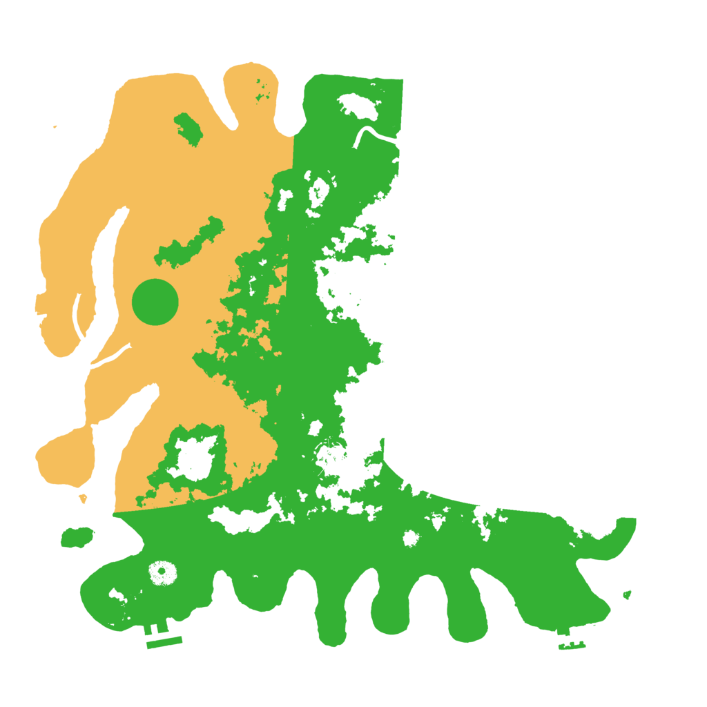 Biome Rust Map: Procedural Map, Size: 4000, Seed: 554658