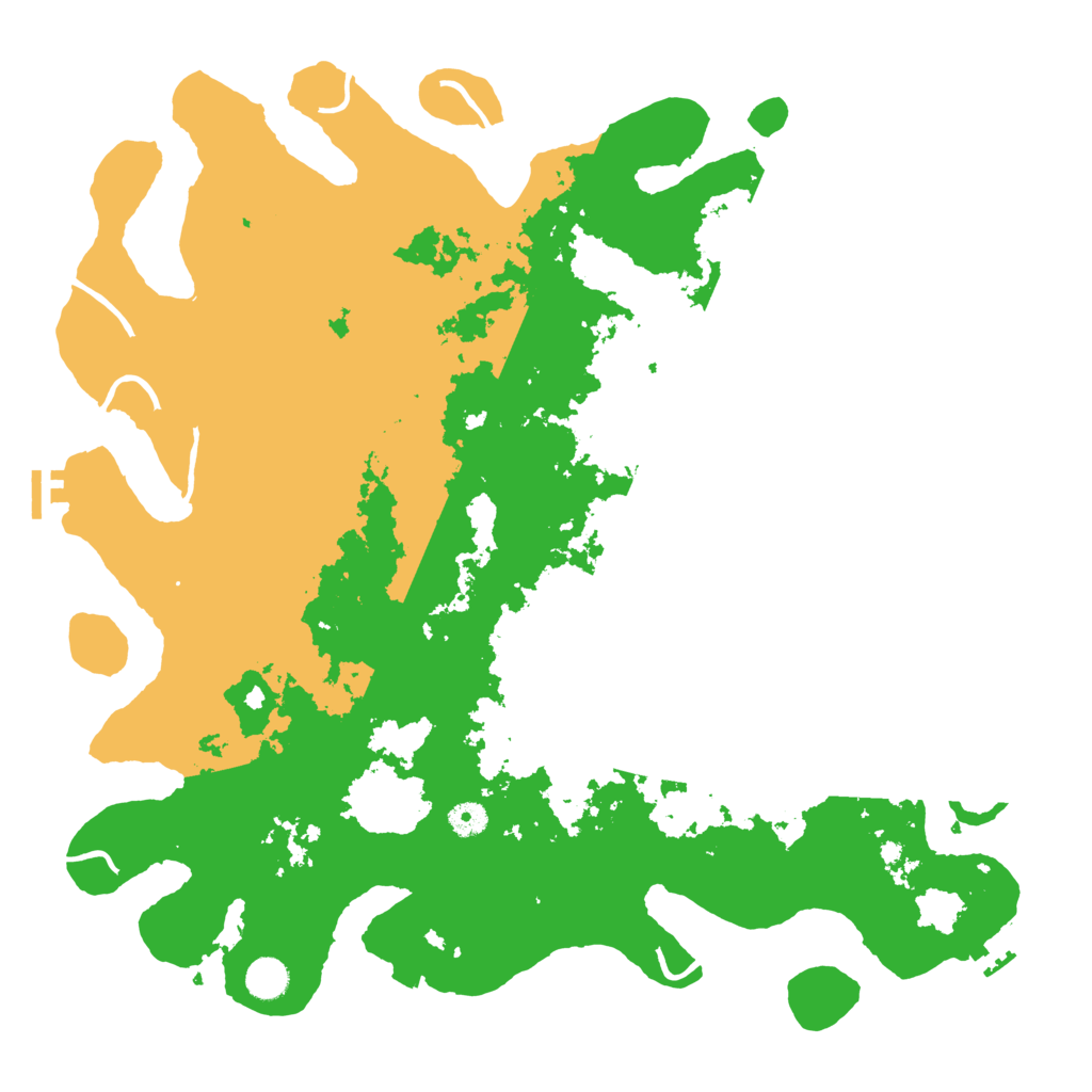 Biome Rust Map: Procedural Map, Size: 4500, Seed: 5235678